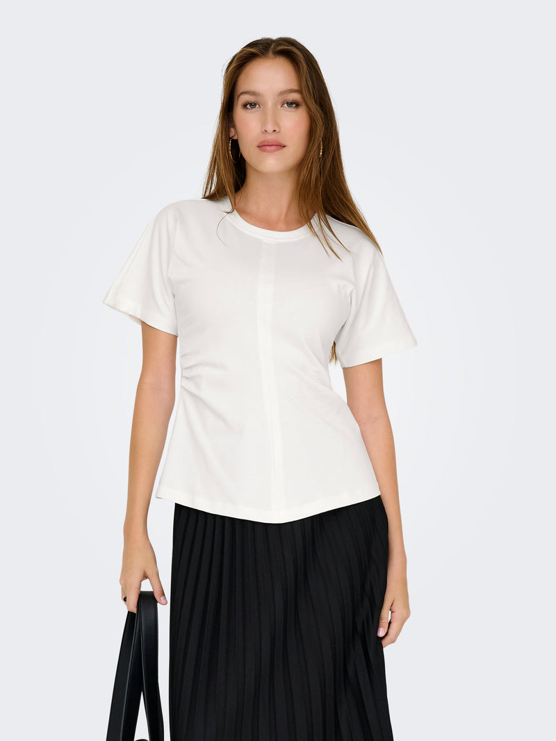 ONLMARIE LIFE S/S RUCHING TOP JRS NOOS