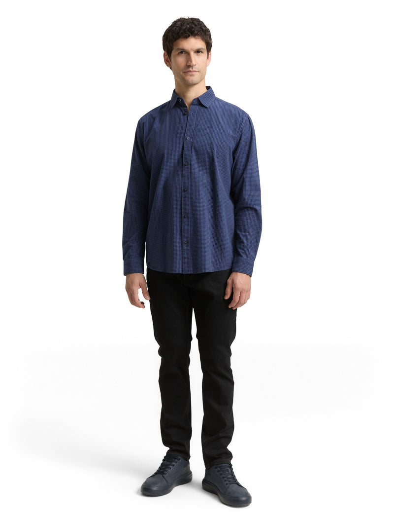 Regular Fit Hemd mit Karomuster