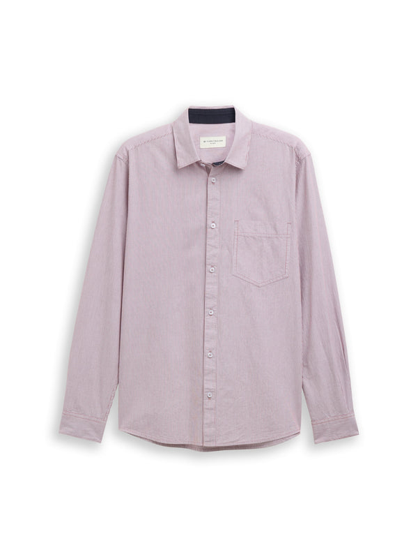 Fitted Hemd aus Baumwolle