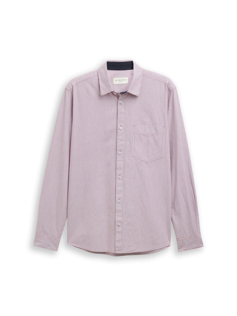 Fitted Hemd aus Baumwolle