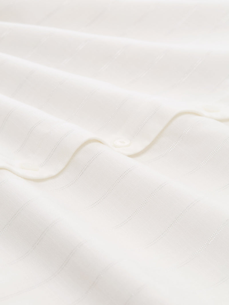 Bluse mit Streifen in Glitzer-Optik