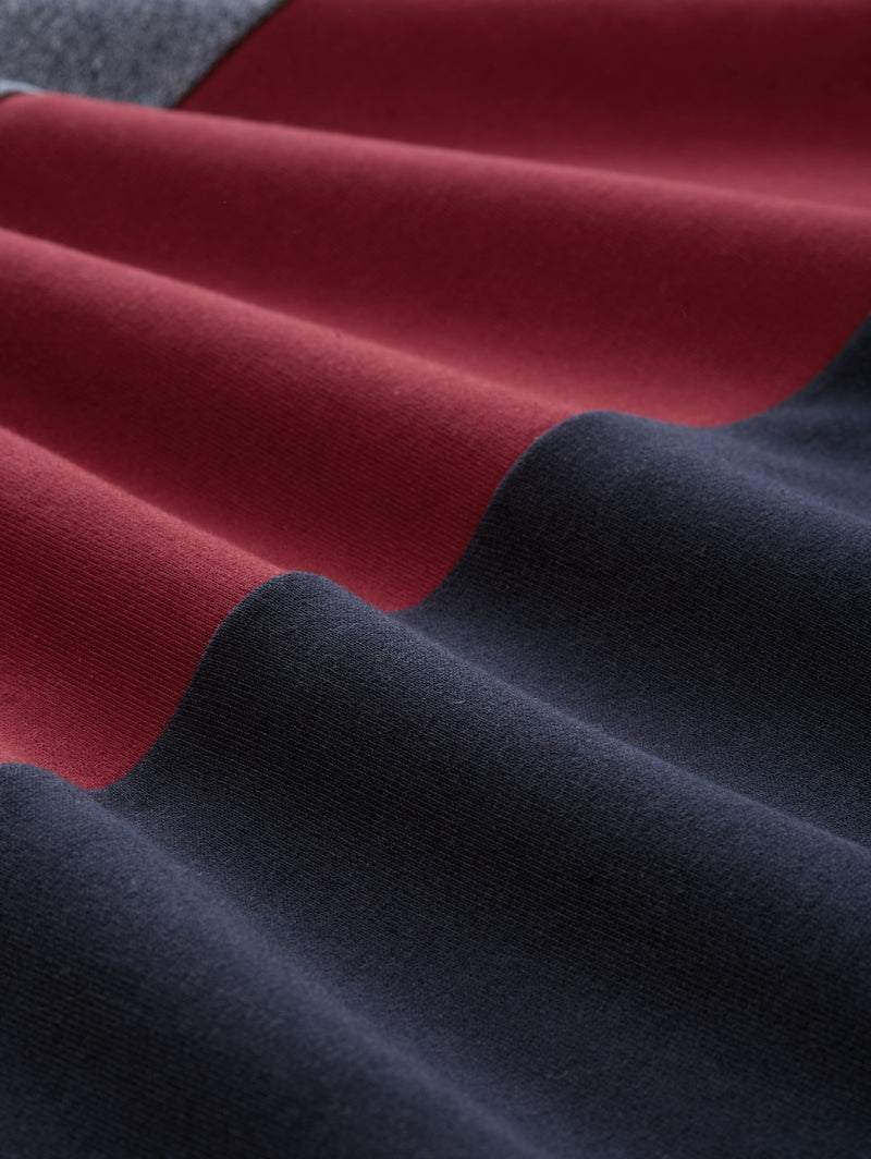 Snood Sweatshirt mit Colour Blocking
