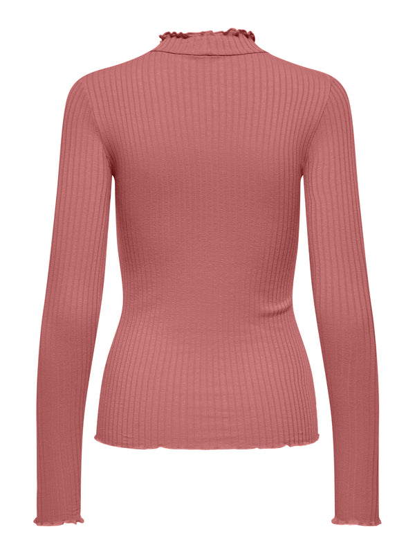 JDYFRANSISKA LIFE L/S HI-NCK TOP JR NOOS