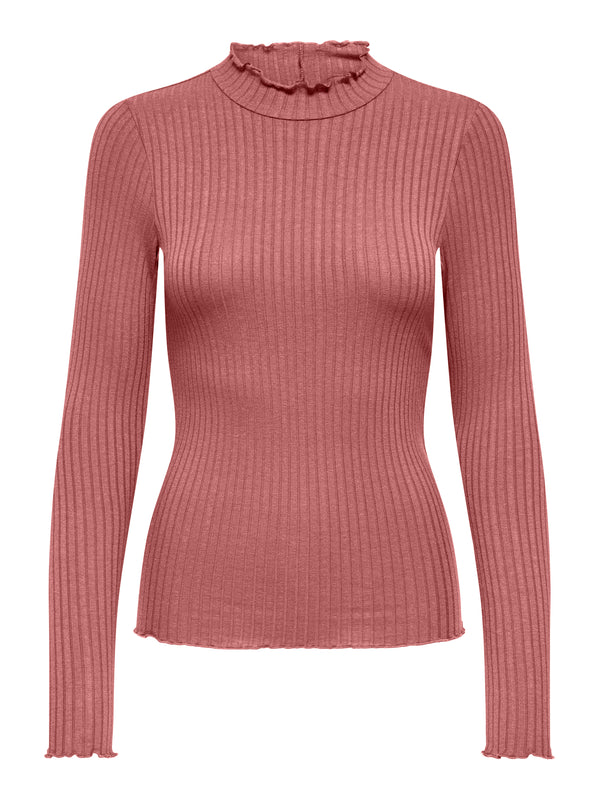 JDYFRANSISKA LIFE L/S HI-NCK TOP JR NOOS