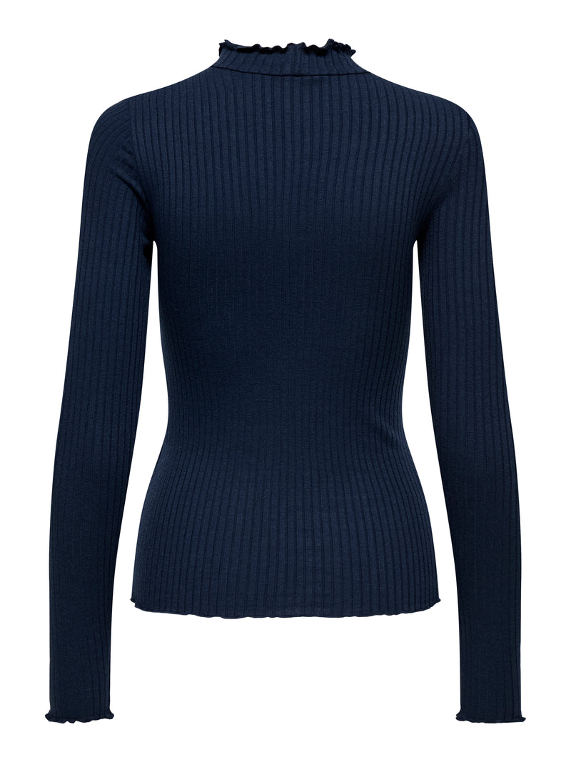 JDYFRANSISKA LIFE L/S HI-NCK TOP JR NOOS