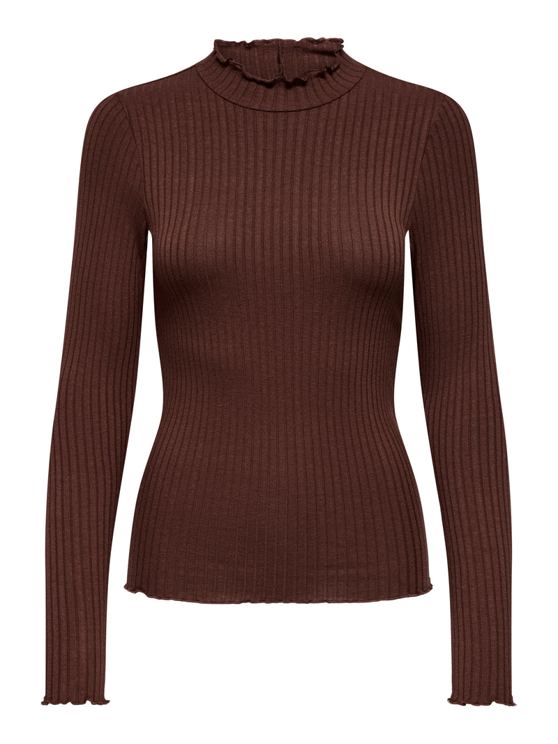 JDYFRANSISKA LIFE L/S HI-NCK TOP JR NOOS