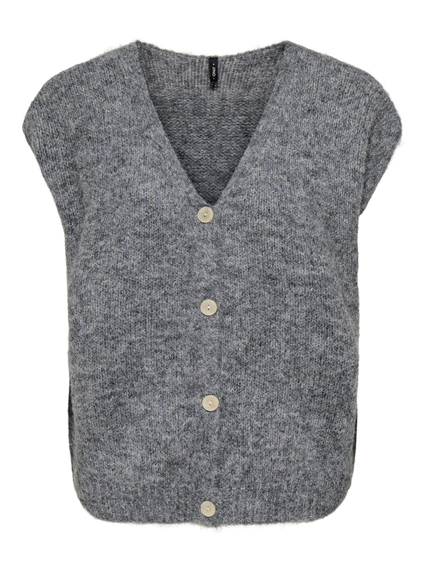 ONLAZU SL BUTTON V-NECK WAISTCOAT KNT