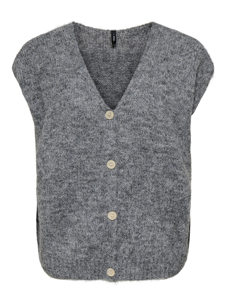 ONLAZU SL BUTTON V-NECK WAISTCOAT KNT