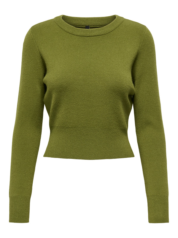 ONLIBI LS FITTED ONECK CC KNT