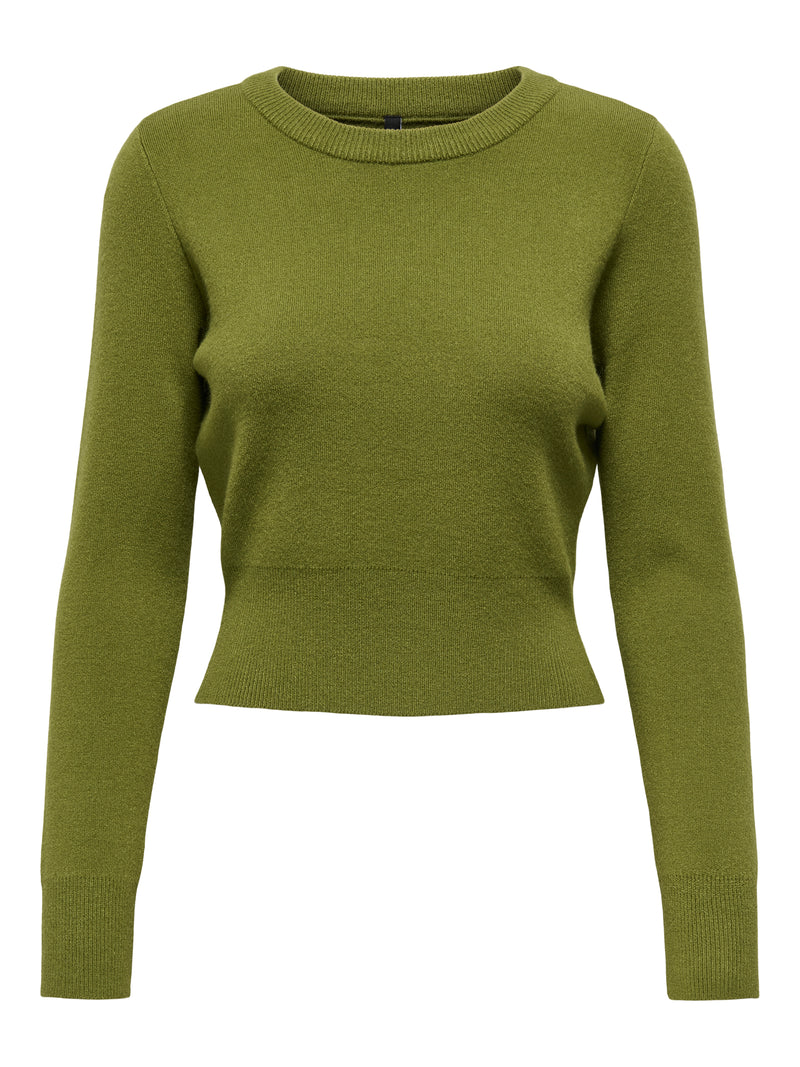 ONLIBI LS FITTED ONECK CC KNT