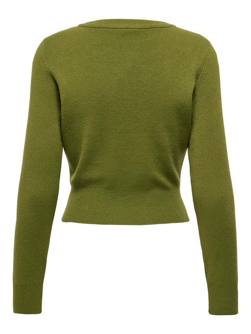 ONLIBI LS FITTED ONECK CC KNT