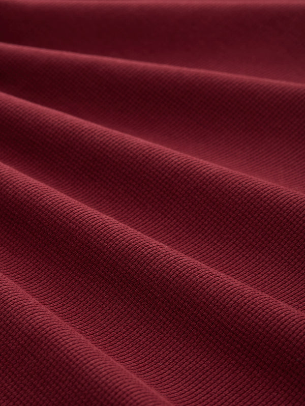 Langarmshirt mit Waffelstruktur