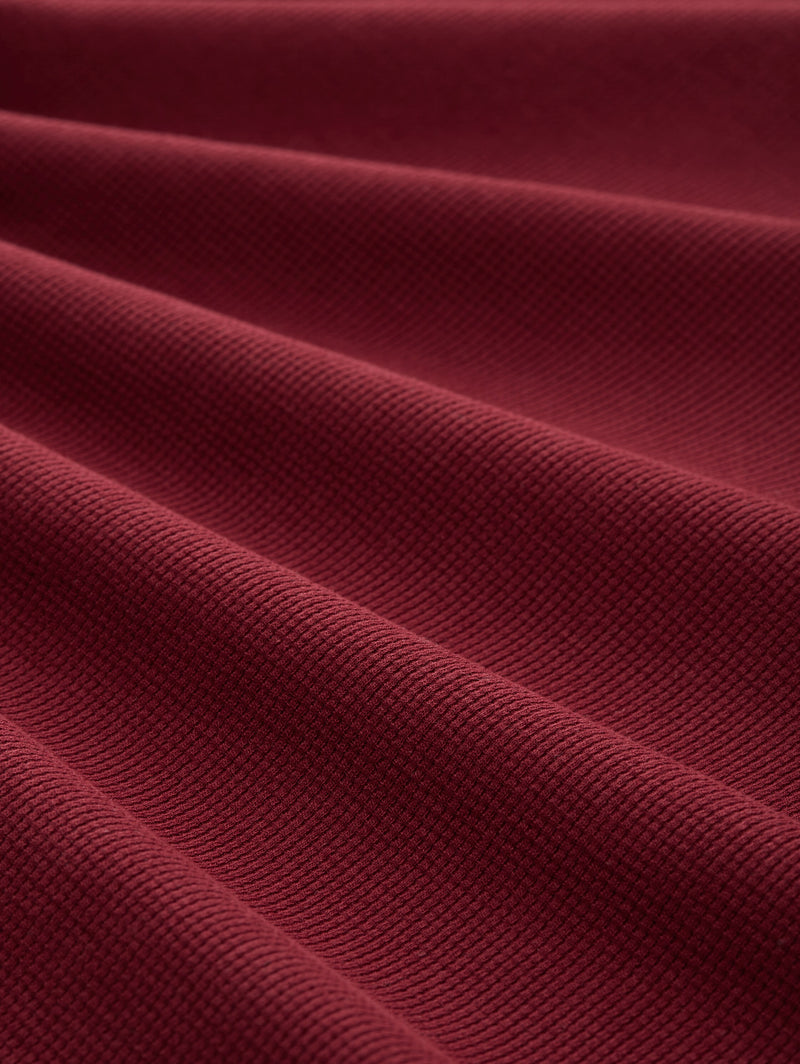 Langarmshirt mit Waffelstruktur