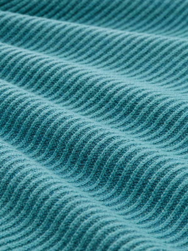 Loose Fit Strickpullover mit Stehkragen