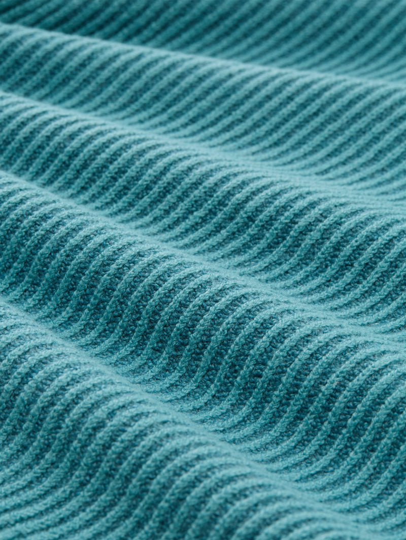 Loose Fit Strickpullover mit Stehkragen