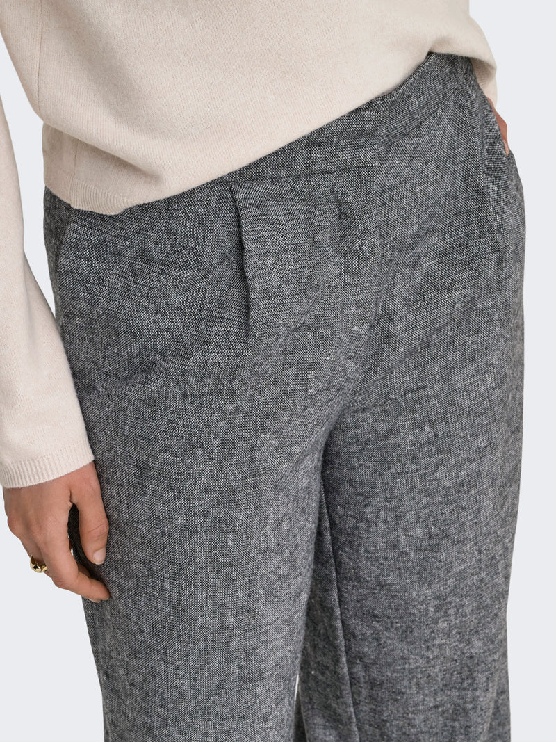ONLBEKKA LIFE HW WIDE WOOL LOOK PANT TLR