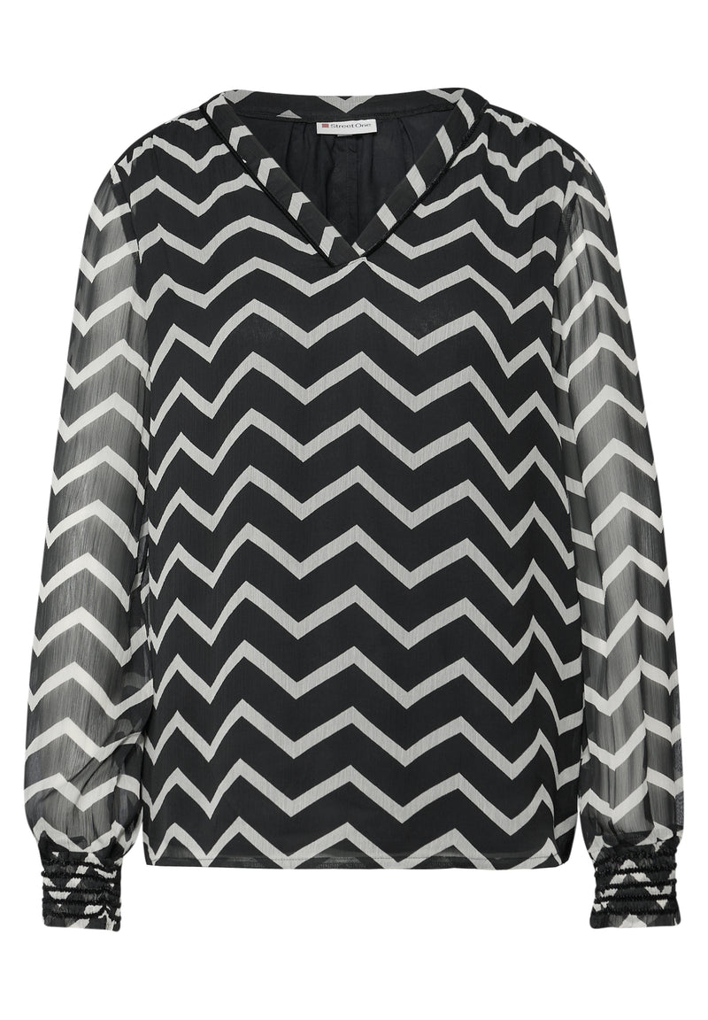 Chiffon Tunika mit Tape