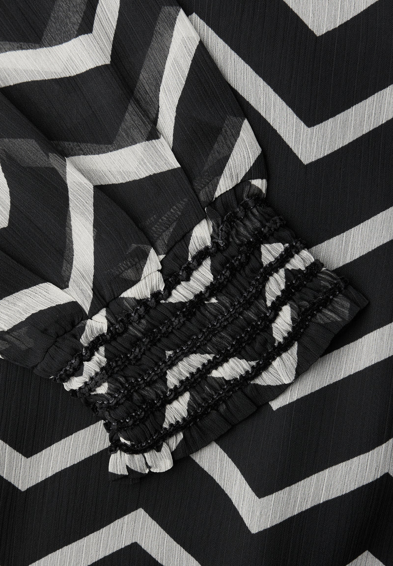 Chiffon Tunika mit Tape