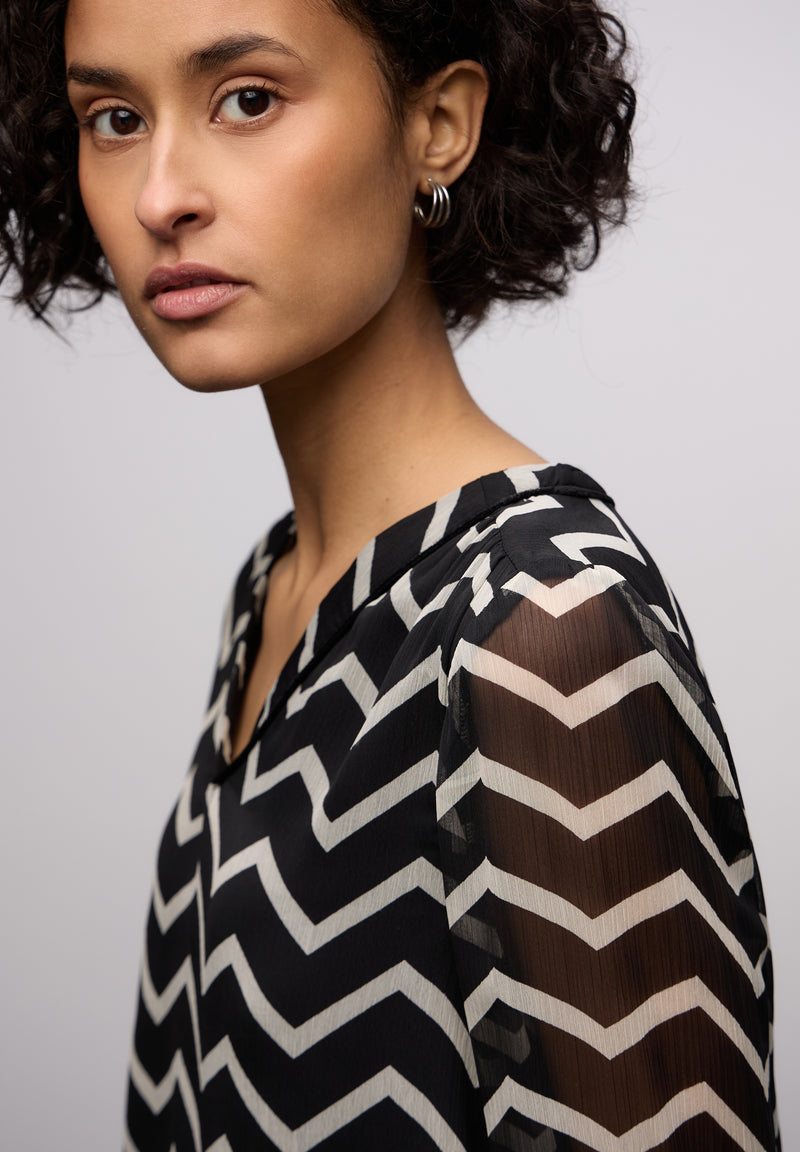 Chiffon Tunika mit Tape