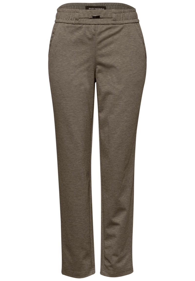 Melange Hose mit Detail