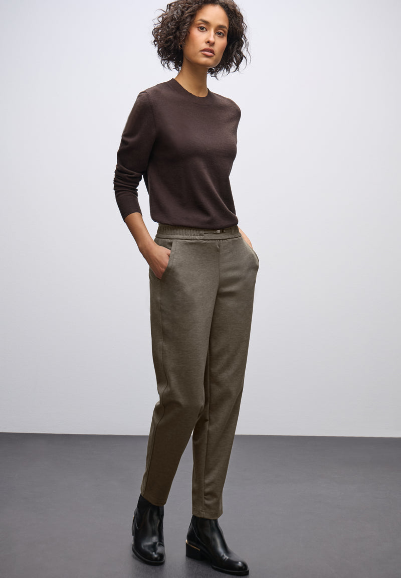 Melange Hose mit Detail