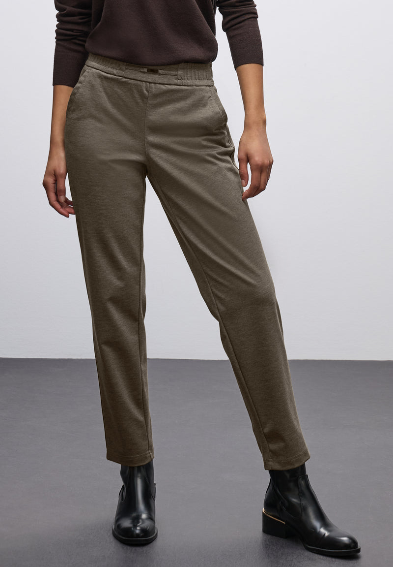 Melange Hose mit Detail