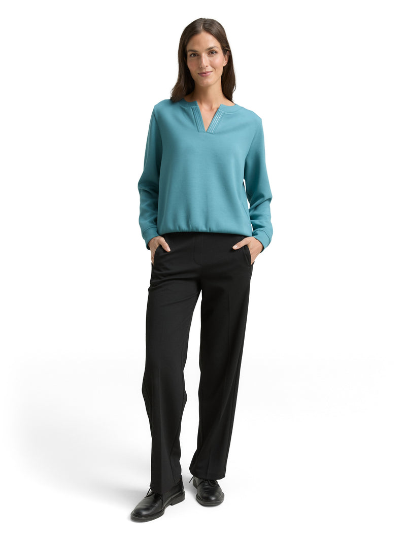 Scuba Sweatshirt mit Strasssteinen