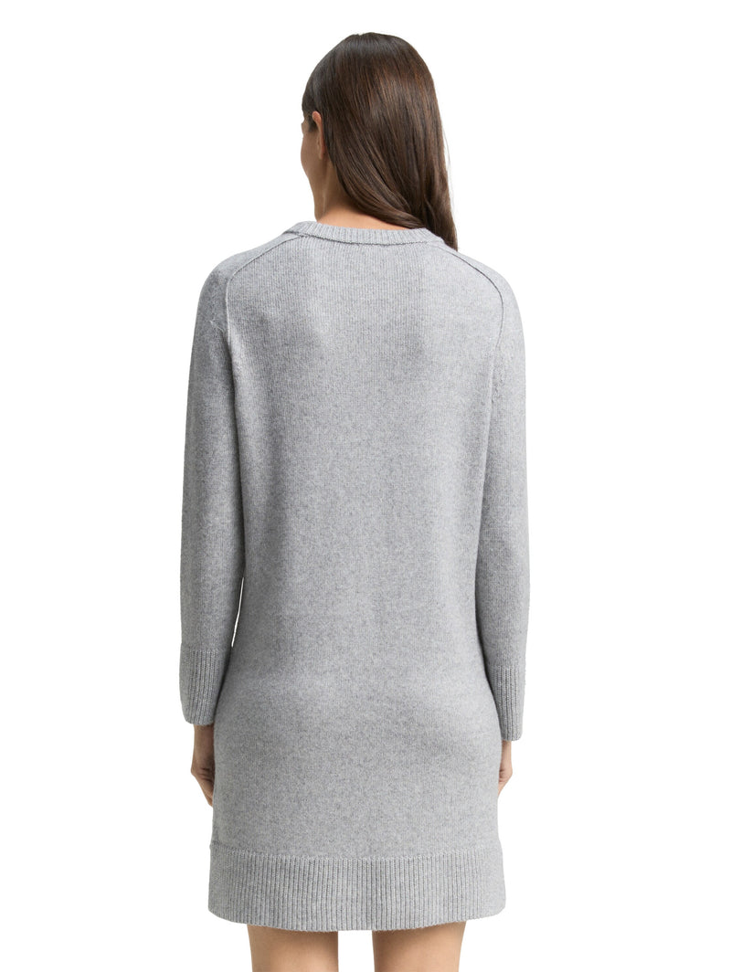 Strickkleid in Melange-Optik