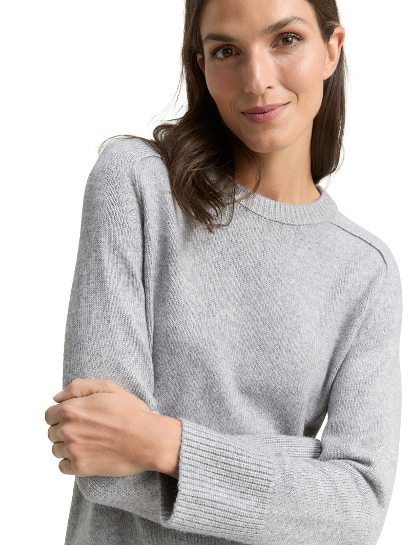 Strickkleid in Melange-Optik