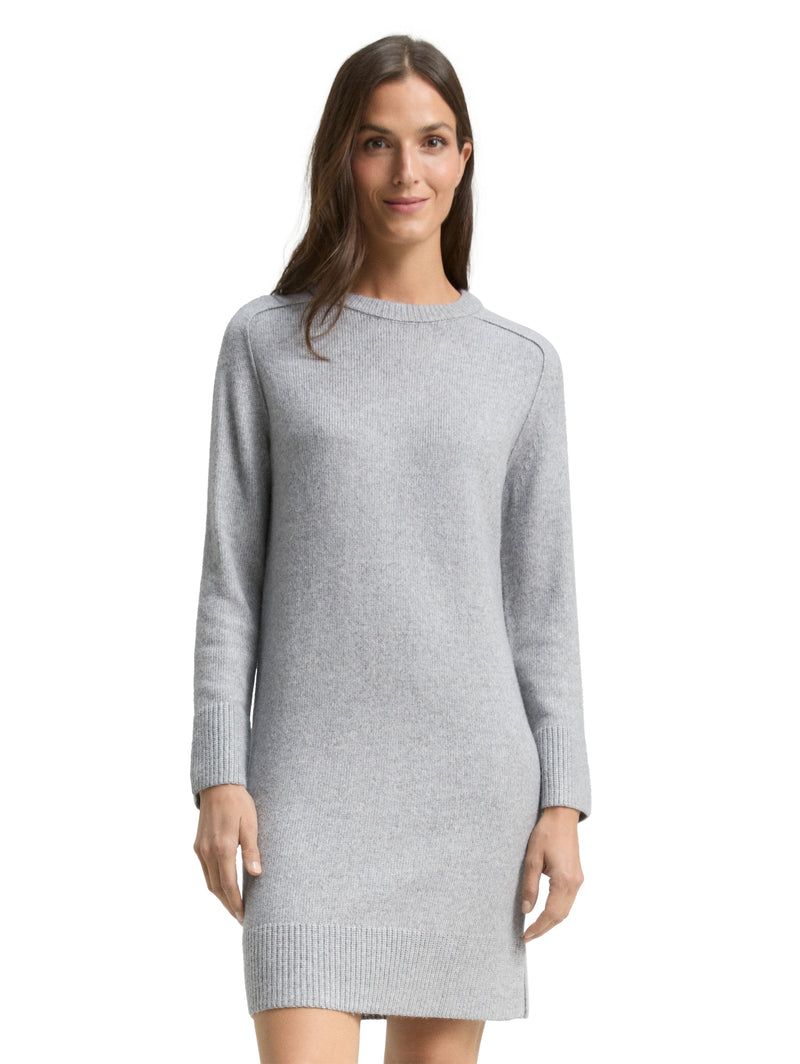 Strickkleid in Melange-Optik