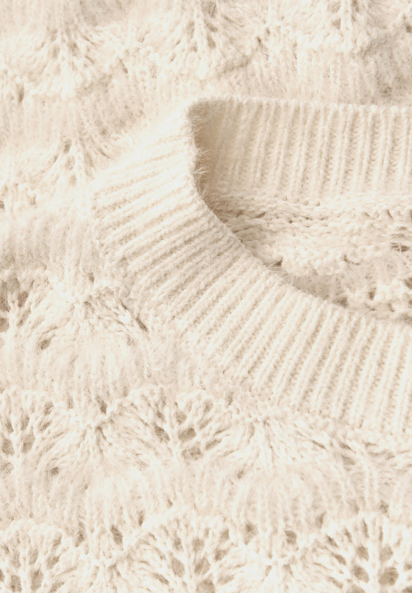 Flauschiger Strukturpullover