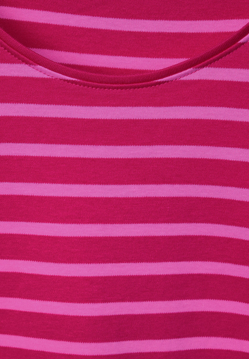 Basic T-Shirt mit Streifen