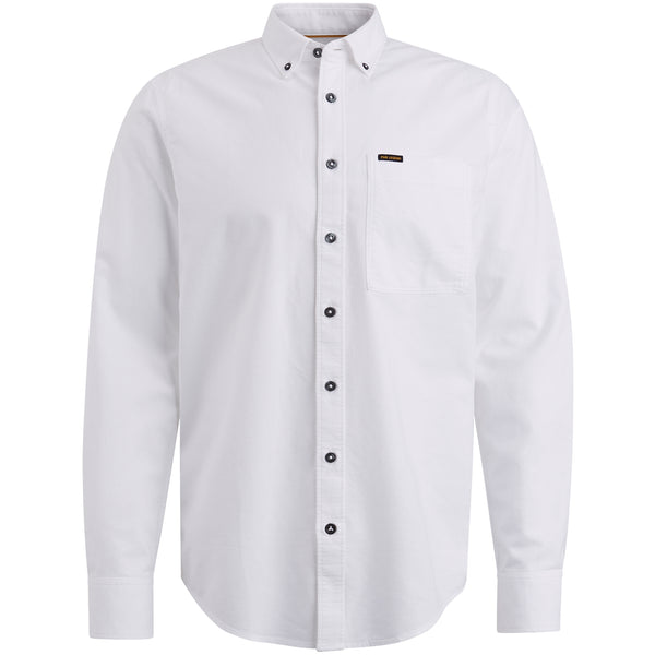 Long Sleeve Shirt Plain Ctn Oxford
