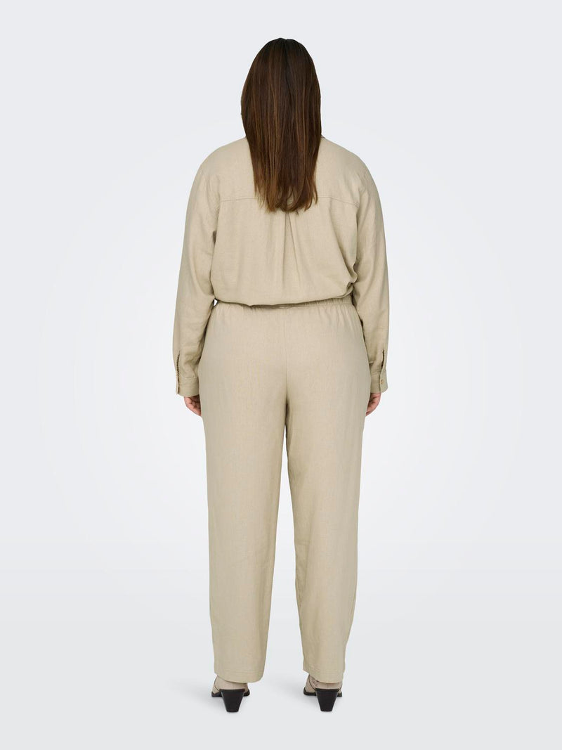 CARCARO MW LINEN BL PULL-UP PANT TLR