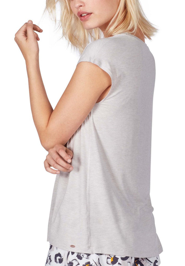 Skiny Damen Shirt kurzarm Earth Sleep