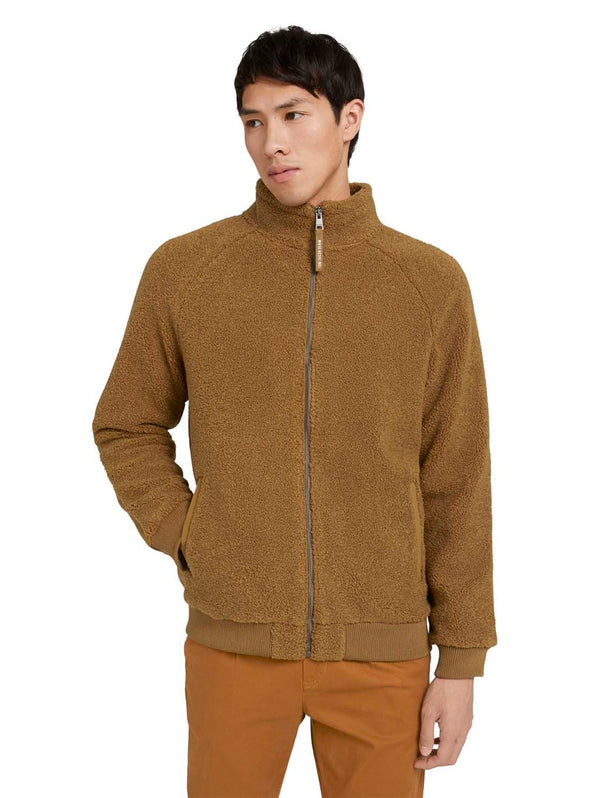 teddy stand-up jacket