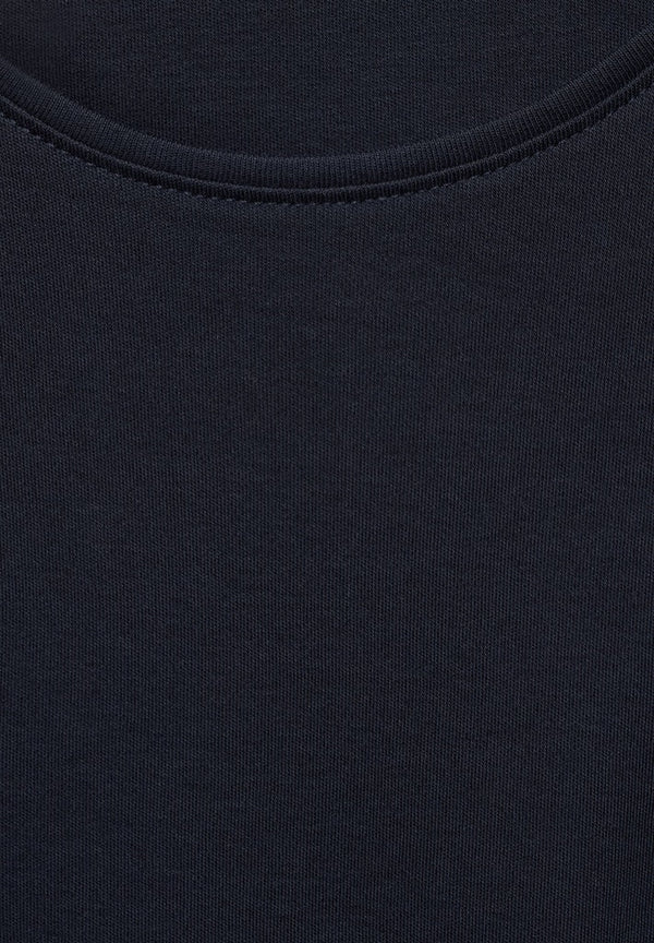 T-Shirt in Unifarbe