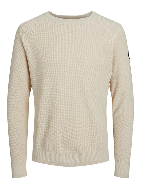 JCOCLASSIC WAFFLE KNIT CREW NECK NOOS