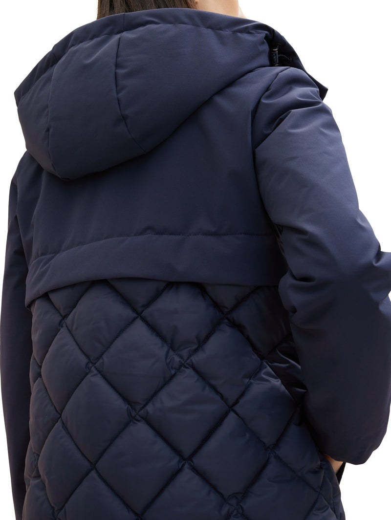 Hybrid Mantel mit abnehmbarer Kapuze