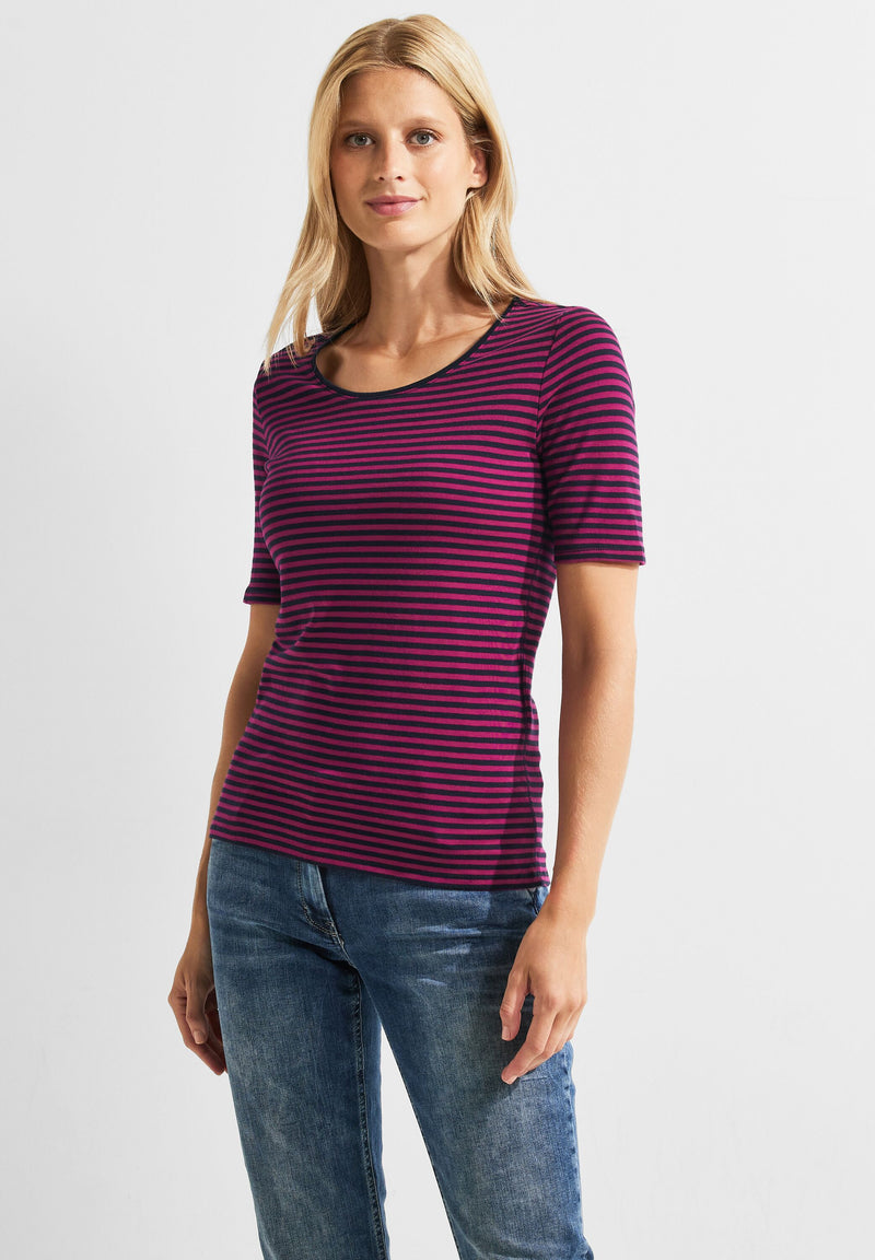 T-Shirt mit Streifenmuster
