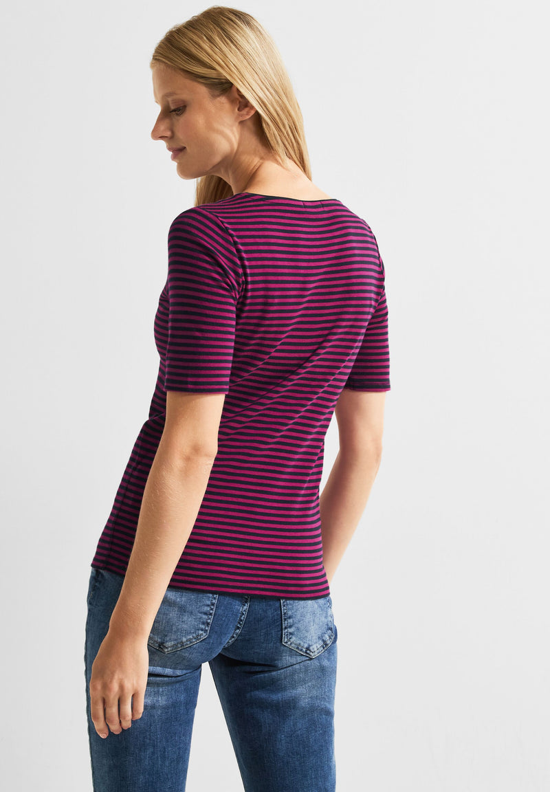 T-Shirt mit Streifenmuster