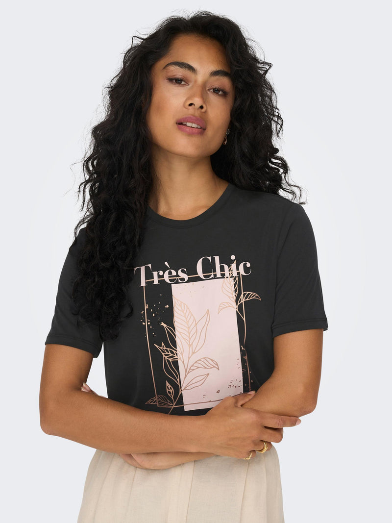 ONLFREE LIFE REG S/S LEAF TOP BOX JRS