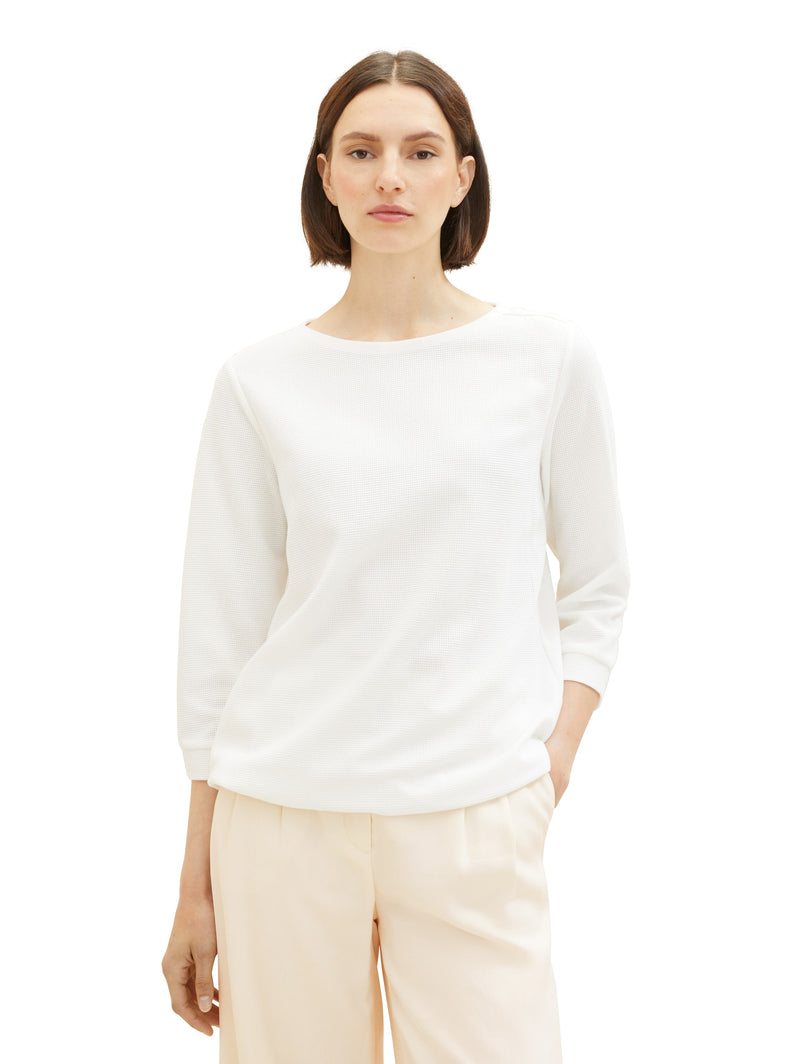 T-Shirt mit Knöpfen