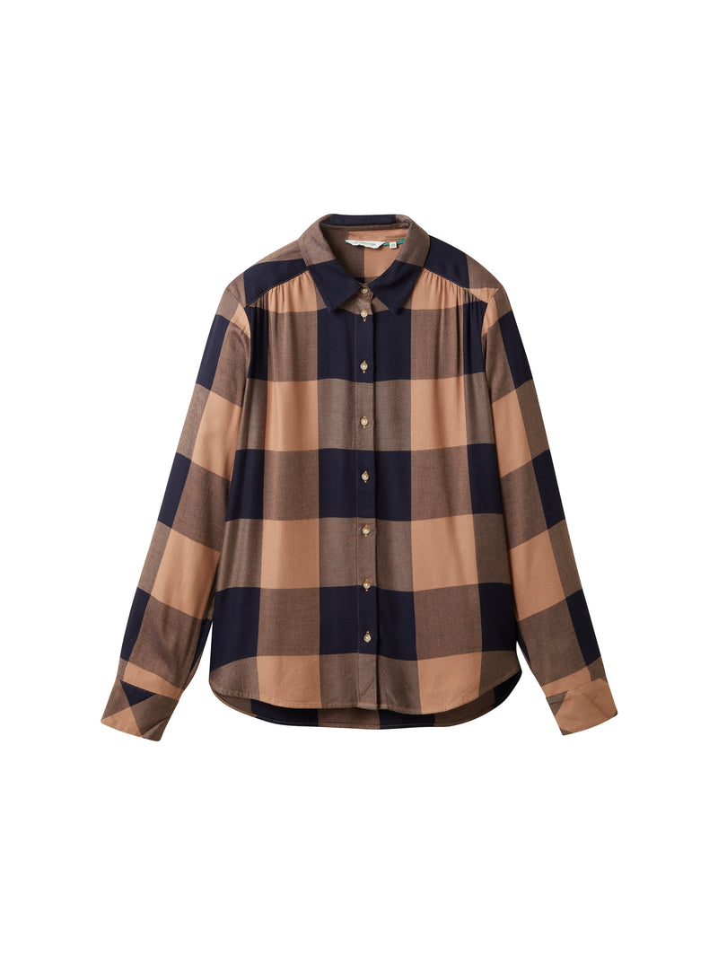 Karrierte Bluse