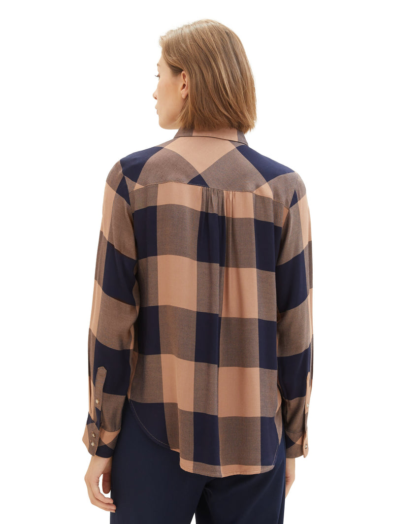 Karrierte Bluse