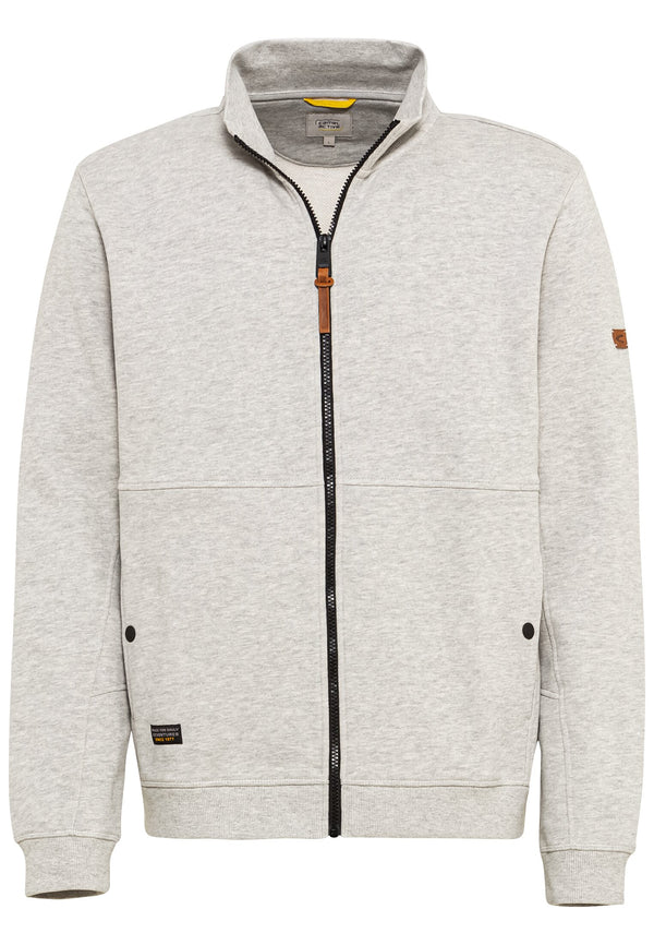 Sweatjacke mit Stehkragen