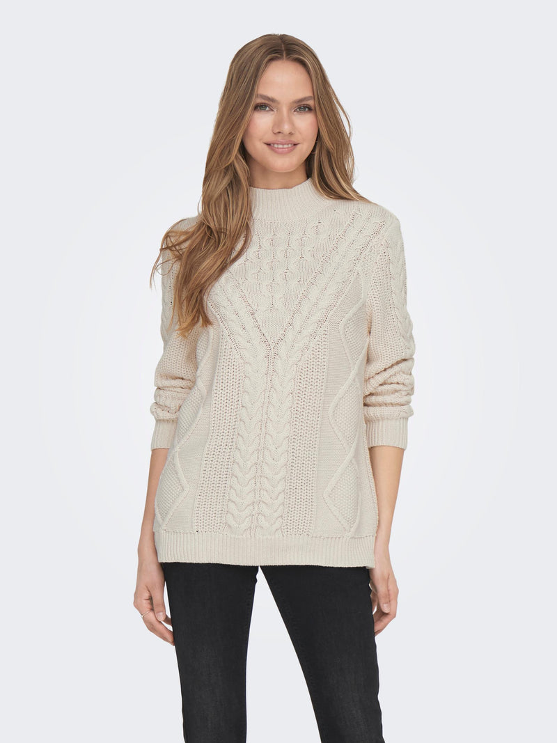 ONLNORA LIFE LS CABLE HIGHNECK CC KNT