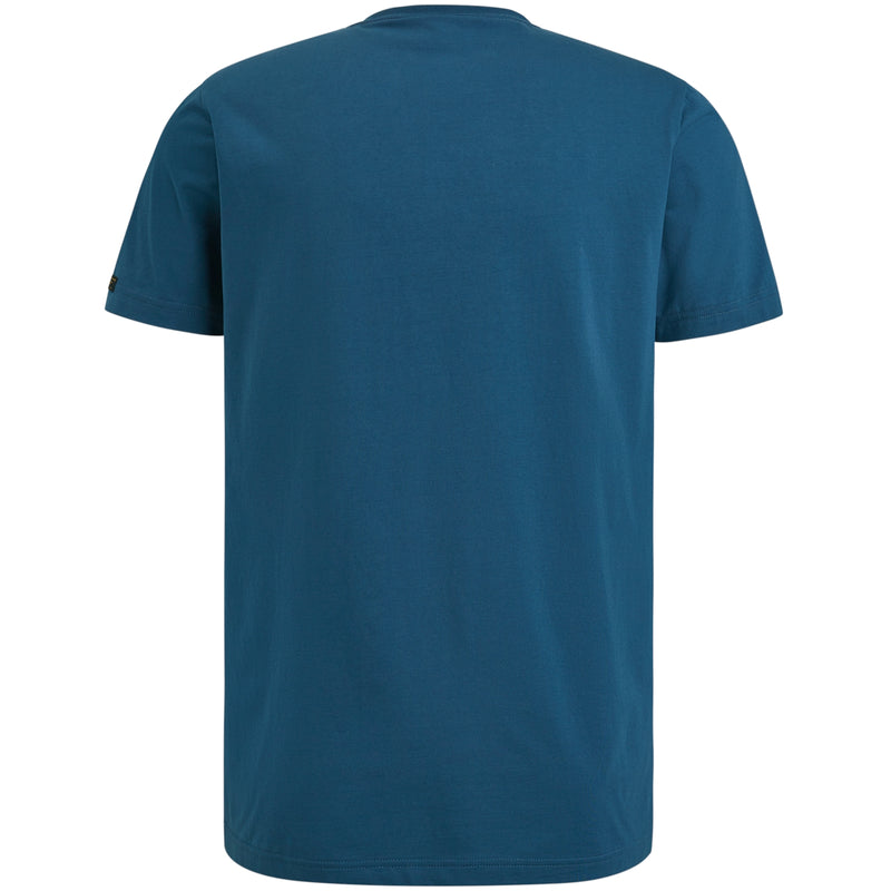 Short sleeve r-neck cotton elastane jersey