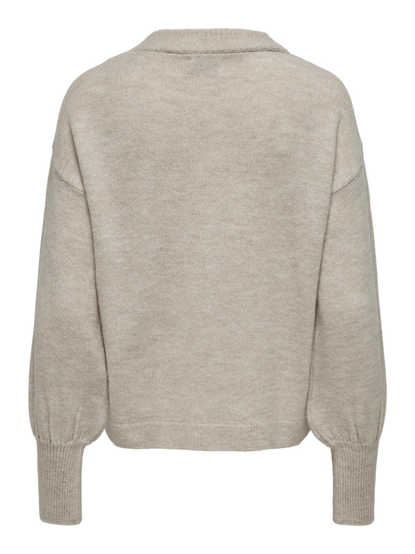 ONLJADA LS BALLOON O-NECK BF KNT
